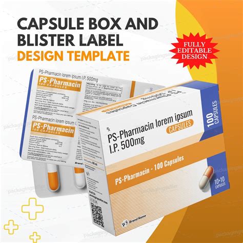 Blister Packaging Design Template
