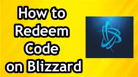 blizzard code redeem