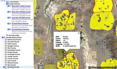 blm mining claims map