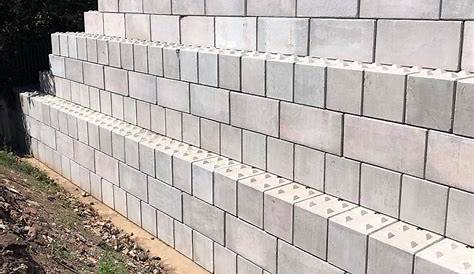 Bloc De Beton Pour Mur De Soutenement Souténement , Gabion, s Modulable