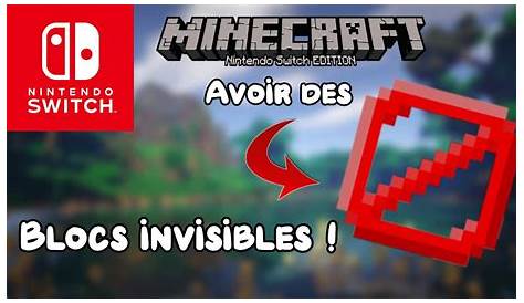 Bloc invisible sur minecraft! (Switch.Ps4.Ps3.MCPE