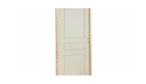 BLOCPORTE LAQUÉ BLANC LISSE 73 CM POUSSANT GAUCHE