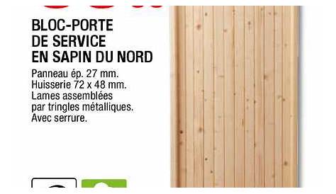 Offre Blocporte De Service En Sapin Du Nord chez Brico Depot