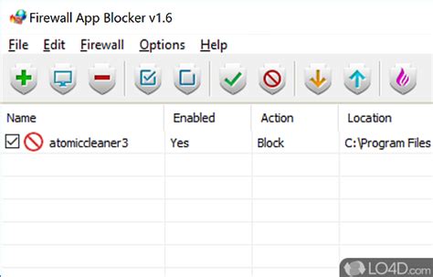 Block App Via Firewall