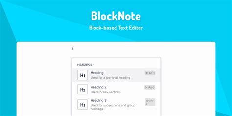 Block Based Editor React