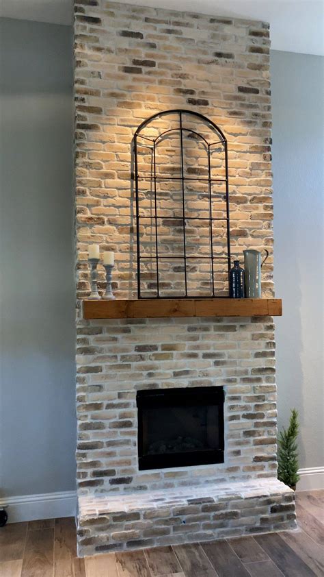 Block Brick Fireplace