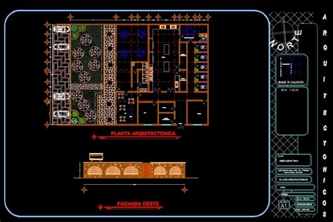 Block Cad Restaurant