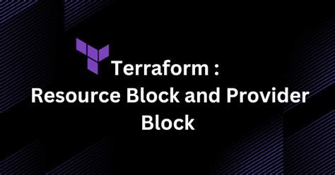 Block Definition In Terraform