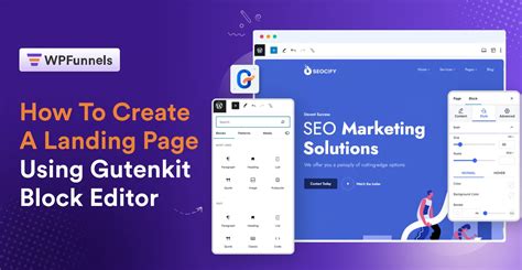 Block Editor Landing Page