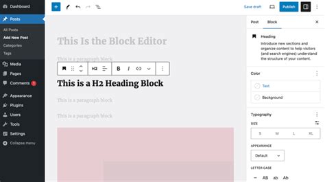 Block Editor Wp