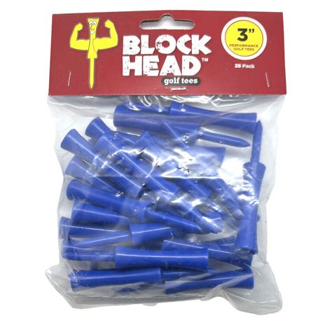 Block Head Golf Tees