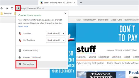 block javascript chrome mobile