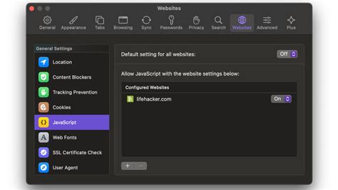 Block Javascript Extension