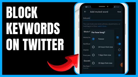 Block Keywords On Twitter
