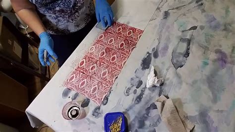 Block Printing On Silk