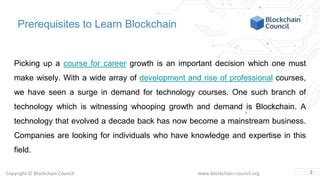  82 Popular Blockchain Course Prerequisites For Male