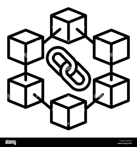 blockchain technology clipart
