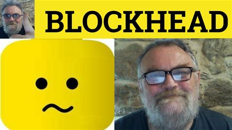 Blockhead Definition