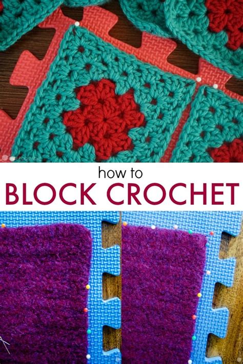Blocking Crochet Pieces