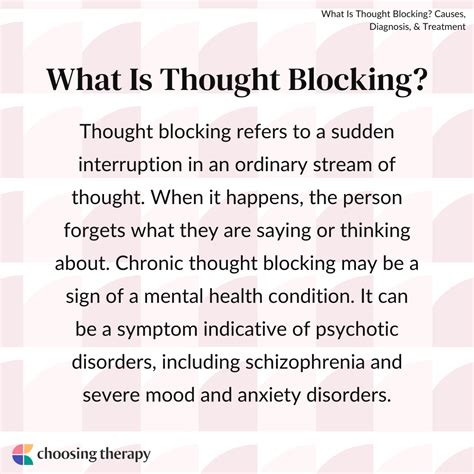 blocking thought process definition