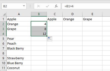 Blocks In Excel Data