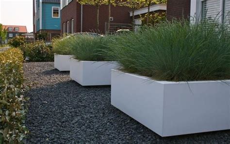 Bloembakken Op Grind