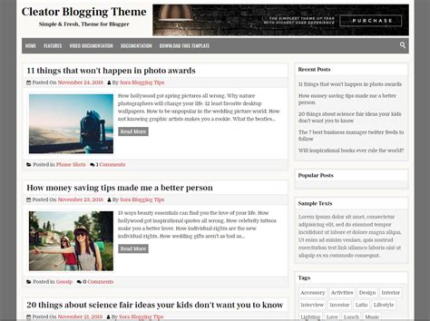 120+ Best Free Responsive Blogger Templates freshDesignweb