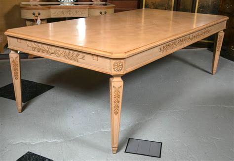 Blonde Wood Dining Table