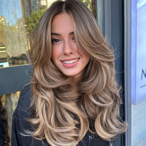 Blonde Balayage With Layers