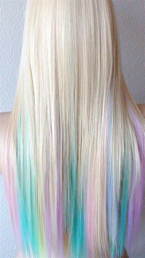 Warna rambut blonde pastel