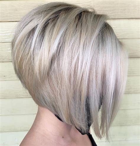 blonde stacked bob