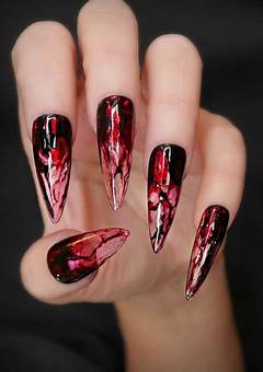 Blood Acrylic Nails: The Latest Trend In Nail Art