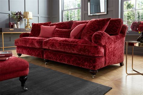 Famous Blood On Velvet Sofa For Small Space