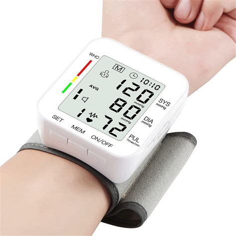 blood pressure monitor wrist cuff