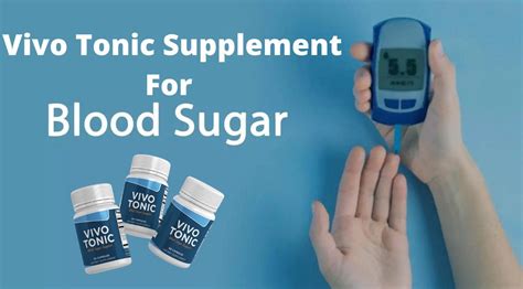 blood sugar levels vivo tonic
