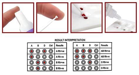 Blood Type Test Kit Clicks
