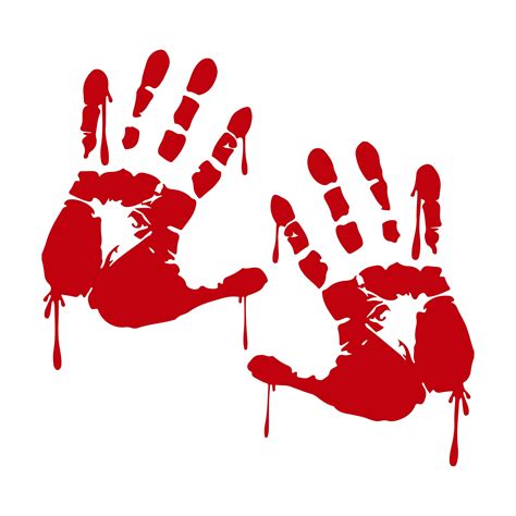 Bloody Hand Svg Bloody Hand Print Svg Bloody Hand Svg Cut files