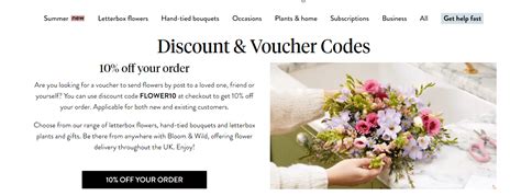 Bloom Wild Discount Code 2020