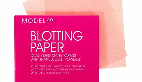Blotting Paper With Powder
