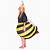 blow up bee costume
