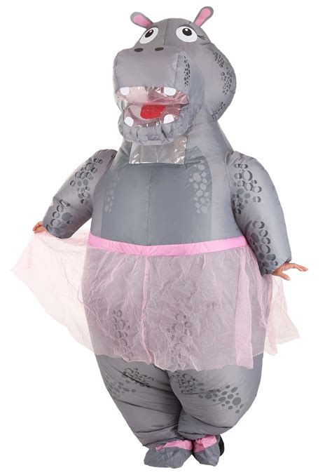 Inflatable Hippo Costume Mascot, Panda costumes, Hippo costume