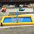 blow up water volleyball court rental