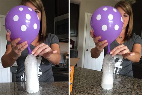 blow up a balloon without blowing