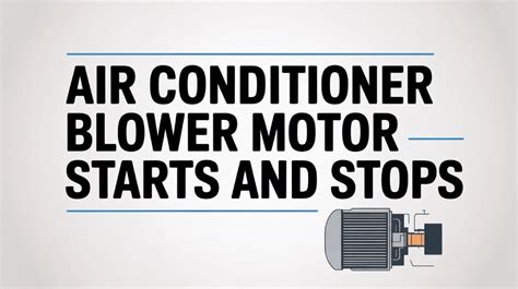 Blower Motor Stops When Accelerating