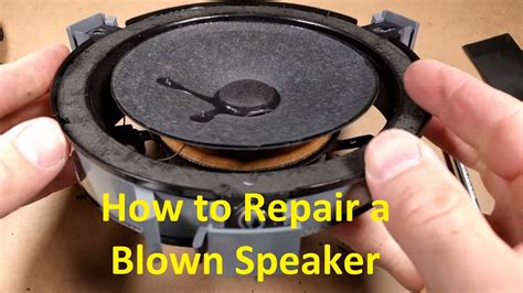 Blown Out Speaker Repair