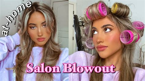 Blowout Hair Tutorial With Rollers