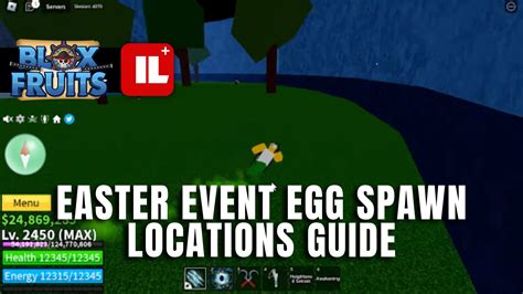 Blox Fruit Easter Eggs Spawn
