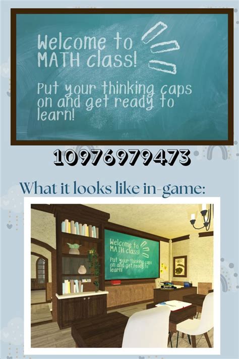 Bloxburg Math Decals