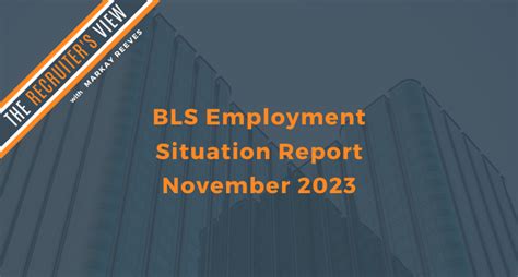 bls employment situation november 2023