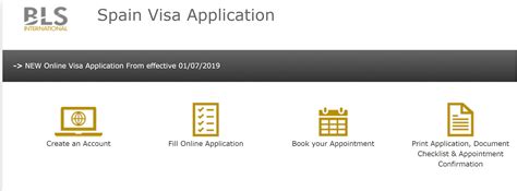 bls spain visa website